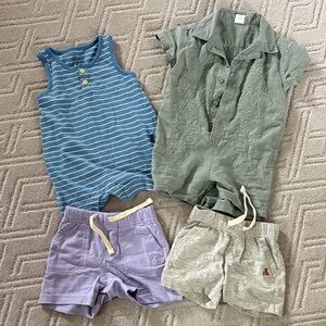 GAP Kids Casual Bottoms Set - Blue, Green, Purple, Gray